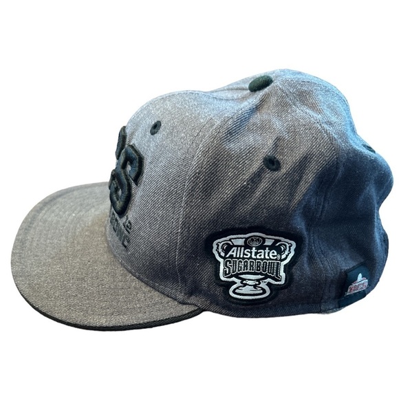 Nike BCS Allstate Sugar Bowl 2012 Championship Michigan Snapback Hat Gray OSFM - Picture 4 of 16